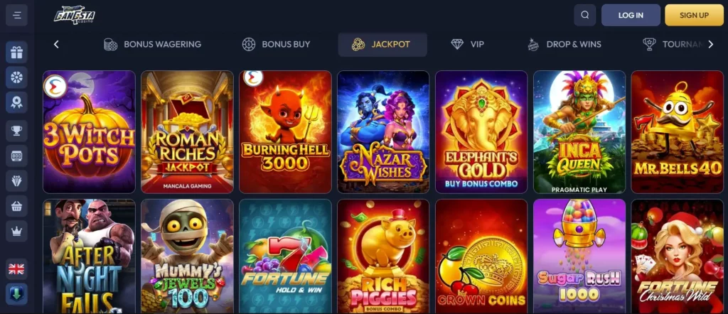 Jackpots and Special Tournaments