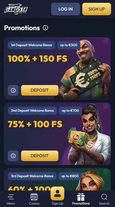 Bonussen en Promoties in de App